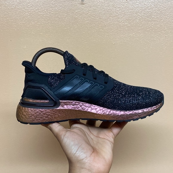 Adidas UltraBoost 20 PrimeBlue Black Signal Pink - Picture 12 of 17